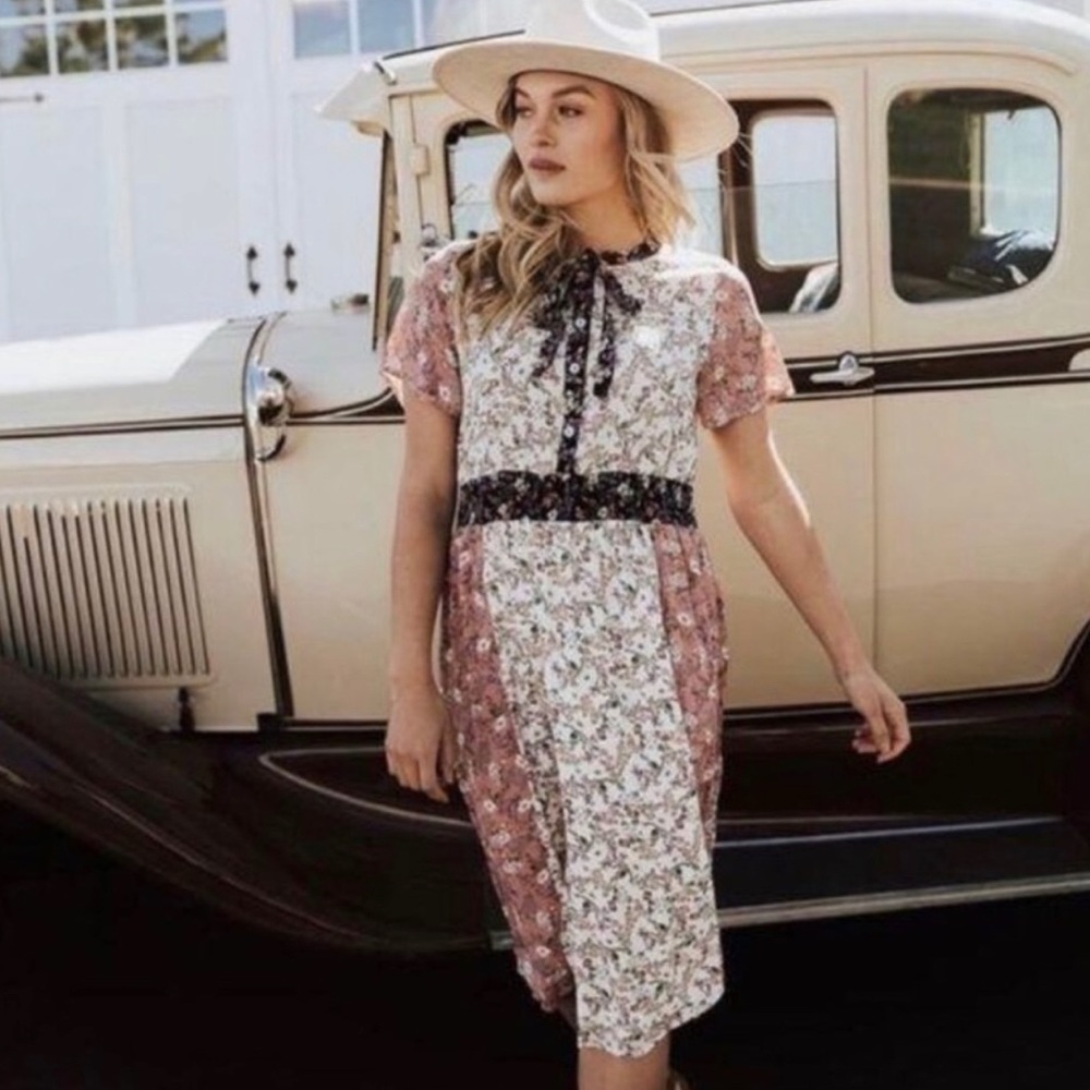 Polagram Floral Dress